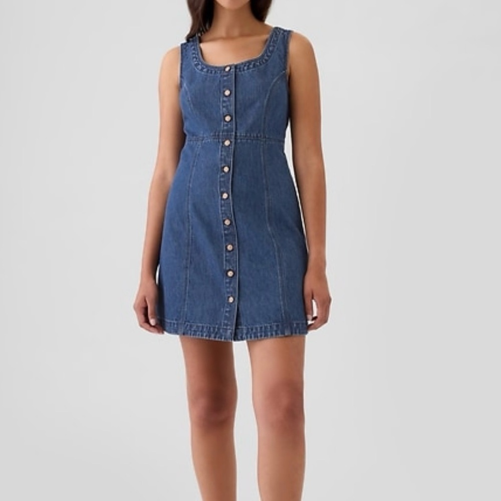 RELISTED - Gap Denim Mini Dress - M Petite